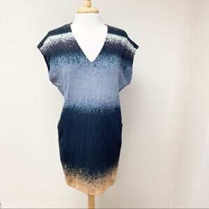 Derek Lam Ombré Shatter Crepe Dress Size S